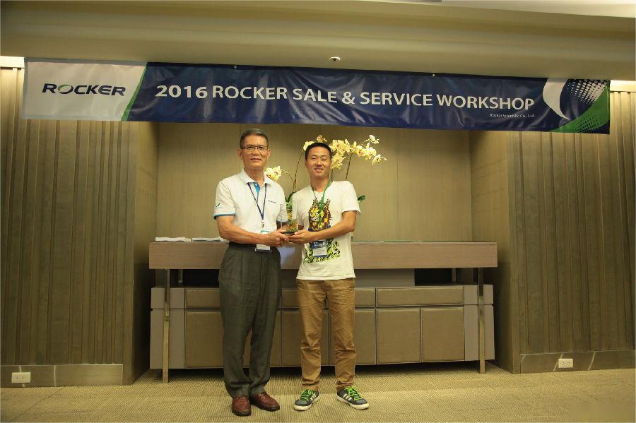 北京卓信儀器獲得ROCKER儀器2015年亞洲地區(qū)銷量進(jìn)步獎(jiǎng)